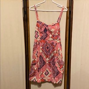American Eagle bodice dress with strappy back. It has pockets!